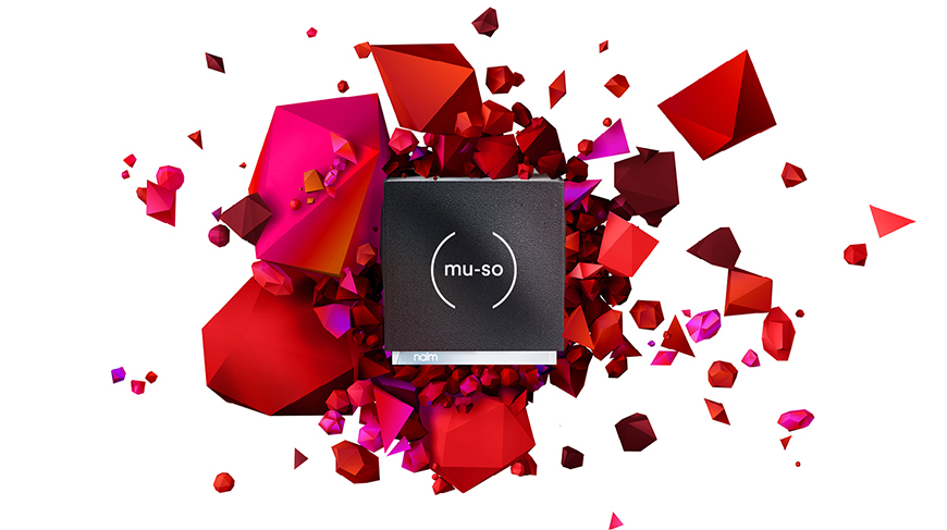Mu-so Qb Red Burst