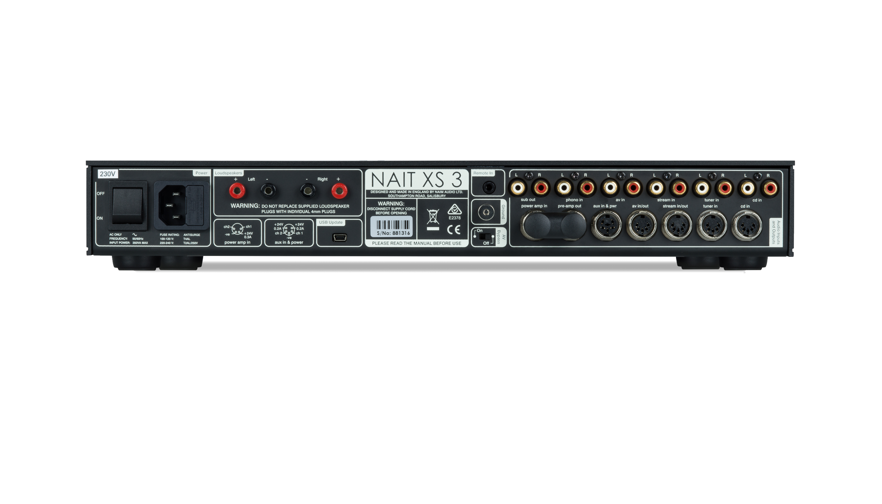 NAIT XS 3 Integrated Amplifier NAIT XS 3 Integrated Amplifier